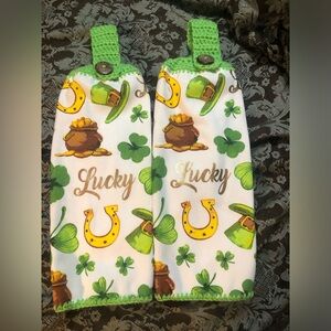 St Patrick’s Day Hanging Towel Set